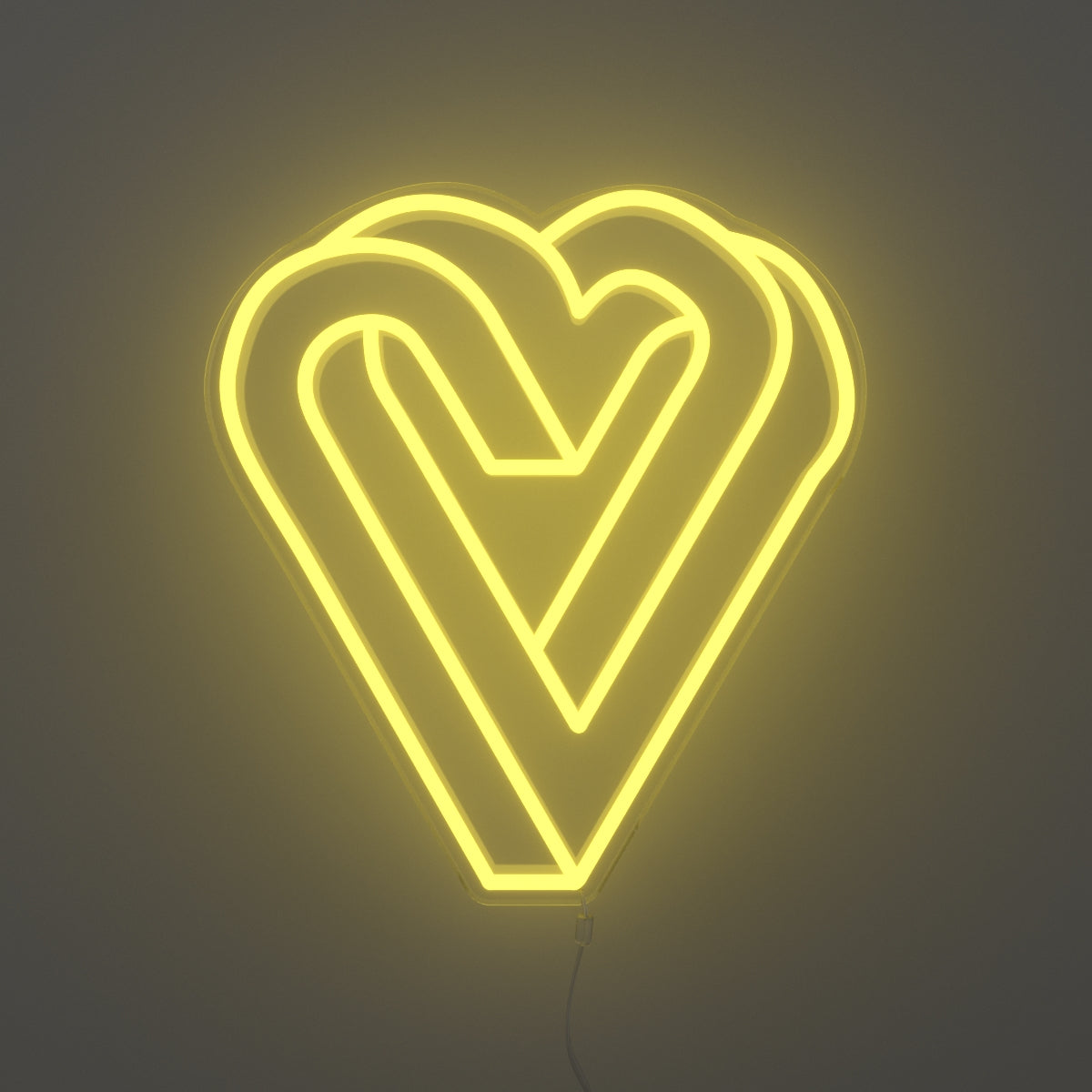 Infinity Heart - signe en néon LED